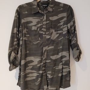 Express camp button up